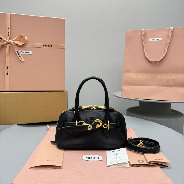 BORSA AVENTURE IN NAPPA MIUMIU
