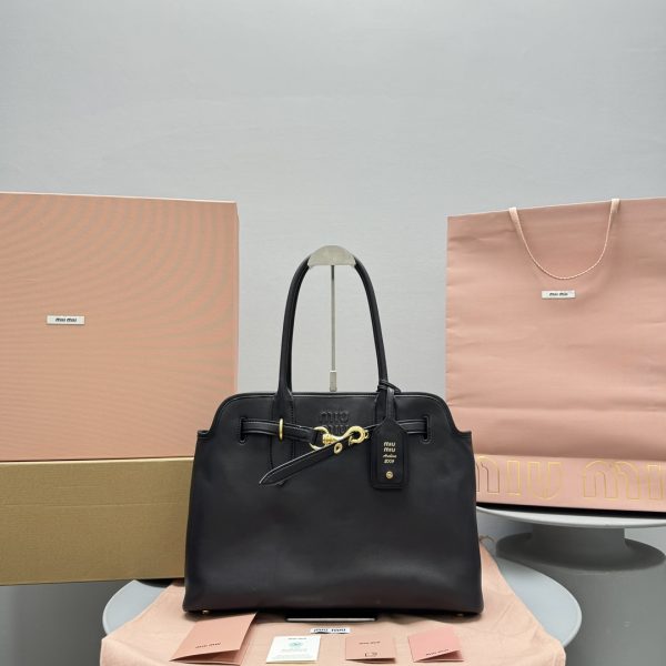 BORSA AVENTURE IN NAPPA MIUMIU