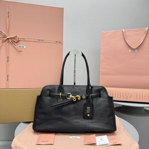 BORSA AVENTURE IN NAPPA MIUMIU